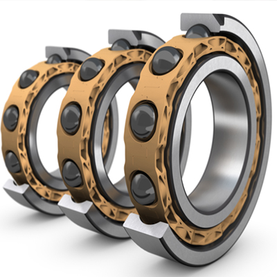 Hybrid deep groove ball bearings