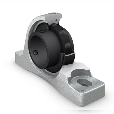 Ball bearing pillow block units for high temperature applications